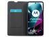 iMoshion Slim Folio Bookcase Motorola Moto G200 - Donkerblauw