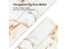 iMoshion Trifold Design Bookcase iPad 7 (2019) / iPad 8 (2020) / iPad 9 (2021) 10.2 inch - White Marble