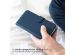 Selencia Echt Lederen Bookcase Samsung Galaxy S23 Plus - Blauw