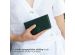 Selencia Echt Lederen Bookcase Samsung Galaxy S22 - Groen