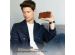 Selencia Echt Lederen Bookcase Samsung Galaxy S23 Plus - Lichtbruin