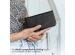 Selencia Echt Lederen Bookcase Samsung Galaxy S23 Ultra - Zwart