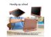 iMoshion Kidsproof Backcover met handvat iPad 10 (2022) 10.9 inch - Dusty Pink