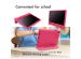 Accezz Kidsproof Backcover met handvat iPad 9 (2021) 10.2 inch / iPad 8 (2020) 10.2 inch / iPad 7 (2019) 10.2 inch - Roze