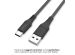 iMoshion Braided USB-C naar USB kabel iPhone 15 Pro - 1 meter - Zwart