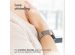 iMoshion Milanees magnetisch bandje Fitbit Versa 3 - Maat M - Zilver