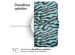 iMoshion Design Bookcase Samsung Galaxy S21 - Black Blue Stripes