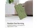 iMoshion Design Bookcase Motorola Moto G34 - Green Flowers