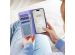iMoshion Design Bookcase Samsung Galaxy S22 - Purple White Flowers