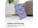 iMoshion Design Bookcase Samsung Galaxy A51 - White Blue Stripes