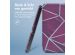 iMoshion Design Slim Hard Case Sleepcover met stand Kobo Libra 2 / Tolino Vision 6 - Bordeaux Graphic