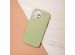 Selencia Gaia Slang Backcover Samsung Galaxy S21 - Groen