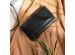 Selencia Uitneembare Vegan Lederen Clutch Galaxy S21 Plus - Zwart