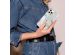 Selencia Maya Fashion Backcover Samsung Galaxy S22 Plus - Marble Blue