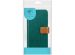 iMoshion Luxe Canvas Bookcase iPhone 13 Pro - Groen