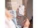iMoshion Design hoesje met koord Samsung Galaxy A33 - White Marble