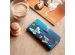 iMoshion Design Softcase Bookcase Samsung Galaxy A32 (5G) - Blue Butterfly