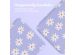 iMoshion Design Slim Hard Case Sleepcover Kobo Clara 2E / Tolino Shine 4 - Flowers Distance