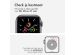 Apple Modern Buckle FineWoven Apple Watch Series 1-9 / SE - 38/40/41 mm - Maat S - Mulberry