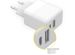 Accezz Wall Charger iPhone SE (2016) - Oplader - USB-C en USB aansluiting - Power Delivery - 20 Watt - Wit
