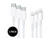 Apple 3x Originele Lightning naar USB-C kabel iPhone 12 Mini- 1 meter - Wit