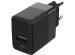 Accezz Wall Charger iPhone 12 Mini - Oplader - USB-C en USB aansluiting - Power Delivery - 20 Watt - Zwart