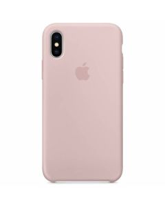 Apple Silicone Backcover iPhone X - Pink Sand
