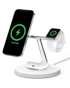 Belkin 3-in-1 Wireless Charger MagSafe iPhone + Apple Watch+AirPods