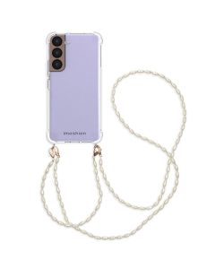 iMoshion Backcover met koord + armband - Parels Samsung Galaxy S22