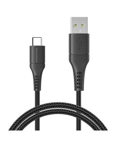 iMoshion Braided USB-C naar USB kabel - 2 meter - Zwart