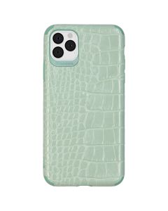 My Jewellery Croco Softcase Backcover iPhone 11 Pro Max - Groen