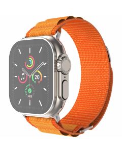 iMoshion Nylon Alpine bandje Apple Watch Series 1-9 / SE / Ultra (2) - 42/44/45/49 mm - Oranje