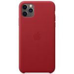Apple Leather Backcover iPhone 11 Pro Max - Red
