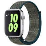 Apple Nike Sport Loop Band Apple Watch Series 1-9 / SE / Ultra (2) - 42/44/45/49 mm - Hyper Crimson / Neptune Green