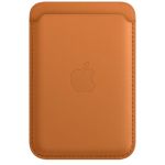 Apple Leather Wallet MagSafe (Apple Wallet 2nd generation) - Met ingebouwde AirTag functie - Golden Brown