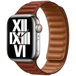 Apple Leather Link Apple Watch Series 1-9 / SE - 38/40/41 mm - Maat M/L - Umber