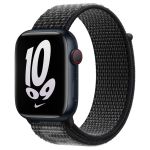 Apple Nike Sport Loop Band Apple Watch Series 1-9 / SE / Ultra (2) - 42/44/45/49 mm - Black / Summit White