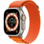 Apple Alpine Loop Band Apple Watch Series 1-9 / SE / Ultra (2) - 42/44/45/49 mm - Maat M - Oranje