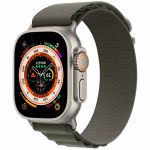 Apple Alpine Loop Band Apple Watch Series 1-9 / SE / Ultra (2) - 42/44/45/49 mm - Maat L - Groen