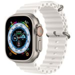 Apple Ocean Band Apple Watch Series 1-9 / SE / Ultra (2) - 42/44/45/49 mm - Wit