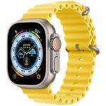 Apple Ocean Band Apple Watch Series 1-9 / SE / Ultra (2) - 42/44/45/49 mm - Geel