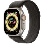 Apple Trail Loop Band Apple Watch Series 1-9 / SE / Ultra (2) - 44/45/49 mm - Maat M/L - Zwart / Grijs