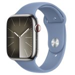 Apple Sport Band Apple Watch Series 1-9 / SE / Ultra (2) - 42/44/45/49 mm - Maat S/M - Winter Blue