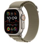 Apple Alpine Loop Band Apple Watch Series 1-9 / SE / Ultra (2) - 42/44/45/49 mm - Maat S - Olive