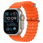 Apple Ocean Band Apple Watch Series 1-9 / SE / Ultra (2) - 42/44/45/49 mm - Oranje