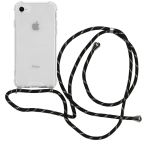 iMoshion Backcover met koord iPhone SE (2022 / 2020) / 8 / 7 - Zwart Goud