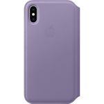 Apple Leather Folio Booktype iPhone X / Xs - Lilac