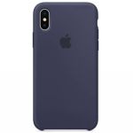 Apple Silicone Backcover iPhone X - Midnight Blue