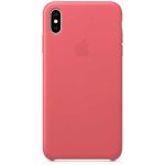 Apple Leather Backcover iPhone Xs Max - Peony Pink