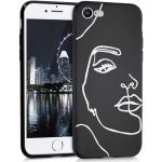 iMoshion Design hoesje iPhone SE (2022 / 2020) / 8 / 7 - Abstract Gezicht